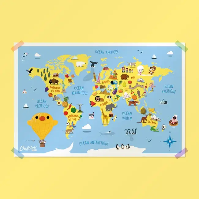 CHEFCLUB LIVRE DE RECETTE ENFANT - LES RECETTES DU MONDE