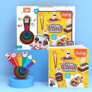 CHEFCLUB COFFRET KIDS - JE CUISINE MES GOUTERS PRÉFÉRÉS