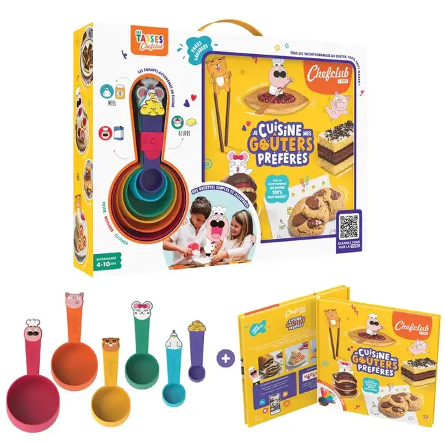 CHEFCLUB COFFRET KIDS - JE CUISINE MES GOUTERS PRÉFÉRÉS