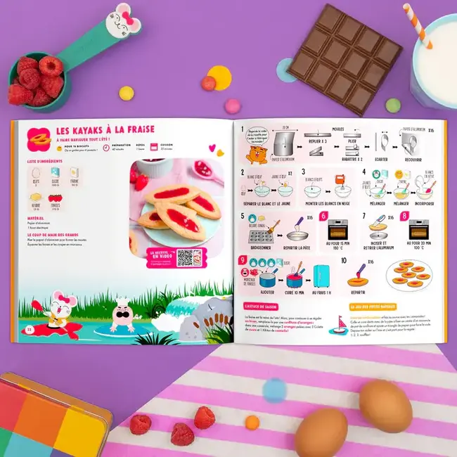 CHEFCLUB COFFRET KIDS - JE CUISINE MES GOUTERS PRÉFÉRÉS