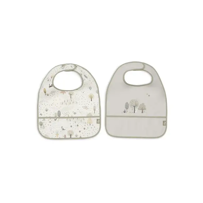 JOLLEIN PACK DE 2 BAVOIRS IMPERMEABLES - TINY PARK