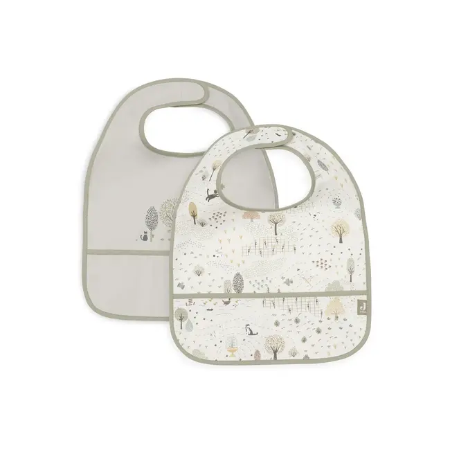 JOLLEIN PACK DE 2 BAVOIRS IMPERMEABLES - TINY PARK
