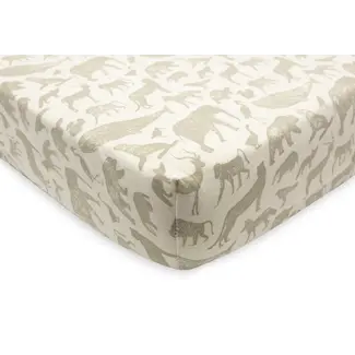 JOLLEIN DRAP-HOUSSE EN JERSEY - ANIMALS