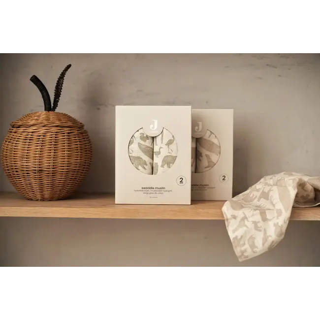 JOLLEIN SET 3 LANGES COTON 70X70CM - ANIMALS