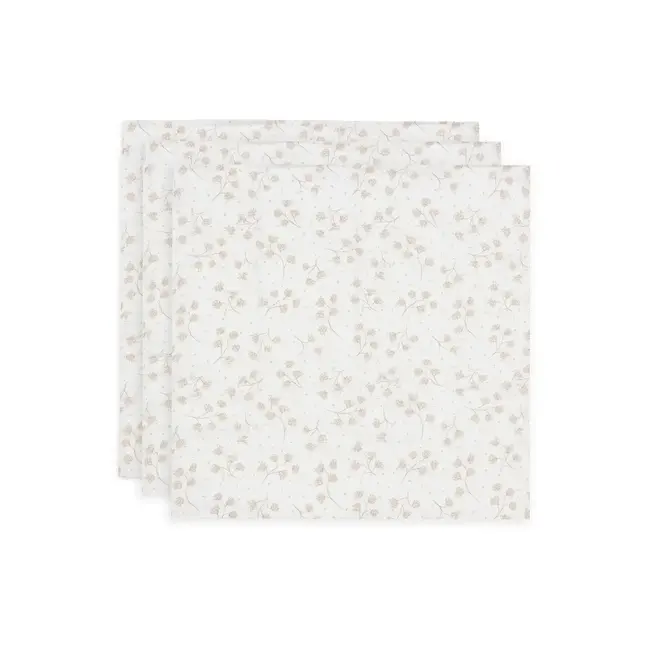 JOLLEIN SET 3 LANGES COTON 70X70CM - LEAFY DREAMS