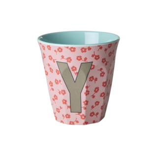 RICE GOBELET ALPHABET RICE - LETTRE Y - FLOWERS