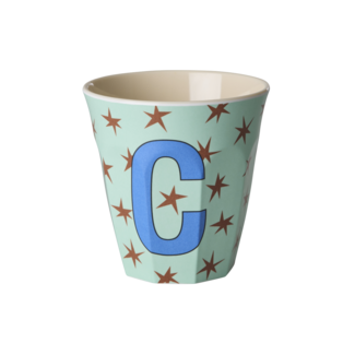 RICE GOBELET ALPHABET RICE - LETTRE C - STARS