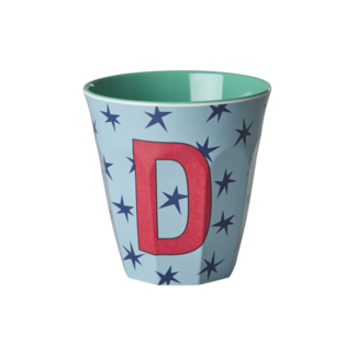 RICE GOBELET ALPHABET RICE - LETTRE D - STARS