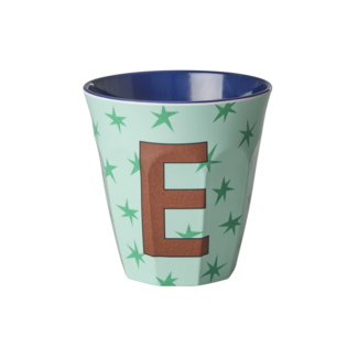 RICE GOBELET ALPHABET RICE - LETTRE E - STARS