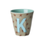 RICE GOBELET ALPHABET RICE - LETTRE K - STARS