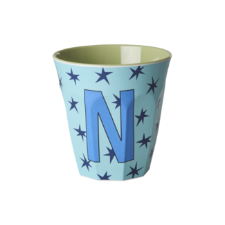 RICE GOBELET ALPHABET RICE - LETTRE N - STARS