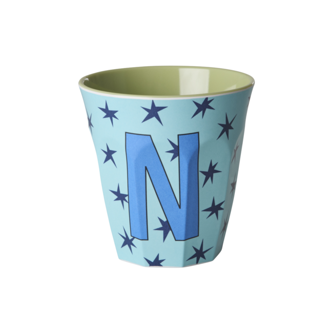 RICE GOBELET ALPHABET RICE - LETTRE N - STARS