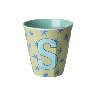 RICE GOBELET ALPHABET RICE - LETTRE S - STARS