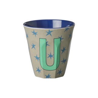 RICE GOBELET ALPHABET RICE - LETTRE U - STARS
