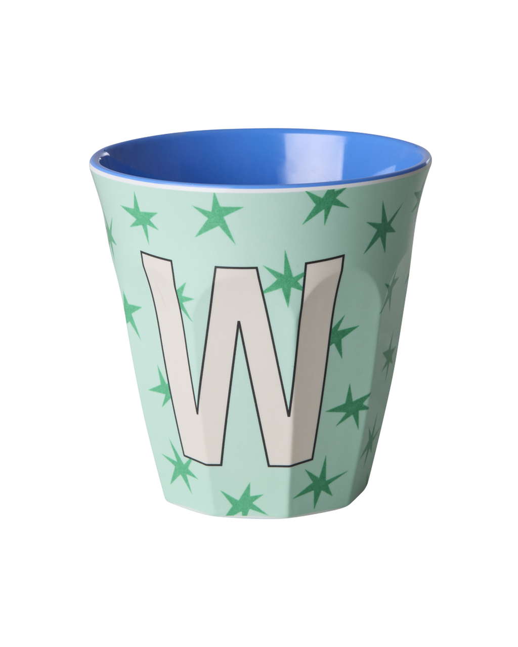 RICE GOBELET ALPHABET RICE - LETTRE W - STARS - MOM POP