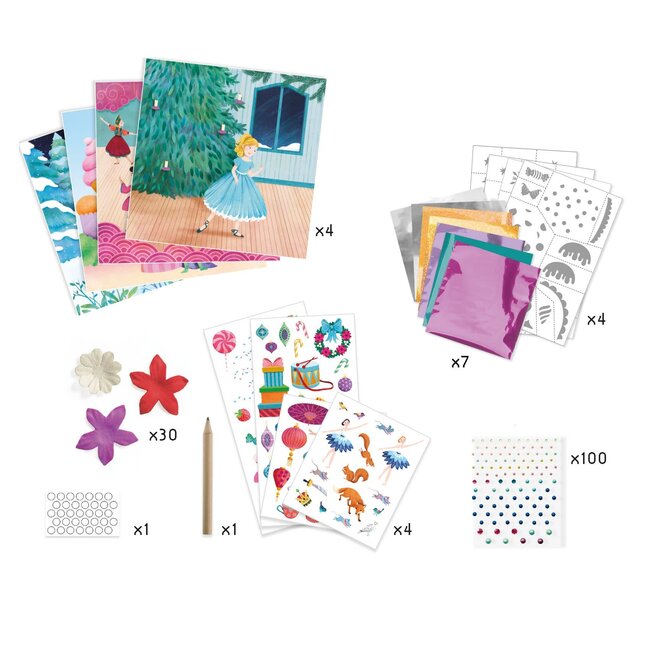 DJECO COFFRET CRÉATIF - CONTE À DÉCORER - CASSE NOISETTE +6ANS