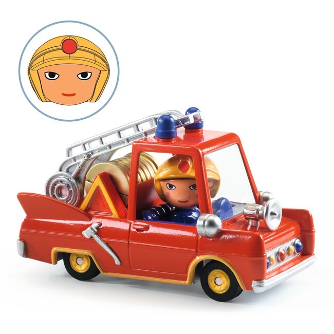 DJECO VOITURE CRAZY MOTORS DJECO - LITTLE FIRE TRUCK