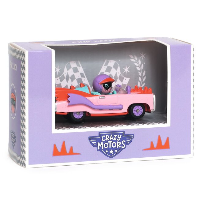 DJECO VOITURE CRAZY MOTORS DJECO - PINK LADY