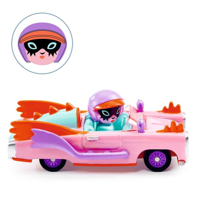 DJECO VOITURE CRAZY MOTORS DJECO - PINK LADY