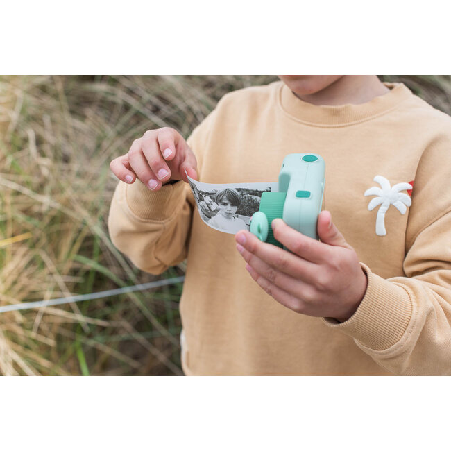 THE ZOOFAMILY APPAREIL PHOTO ZOO PRINT +5ANS - DINO GREEN