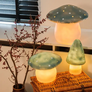 LAMPES CHAMPIGNON - COULEURS D'HIVER