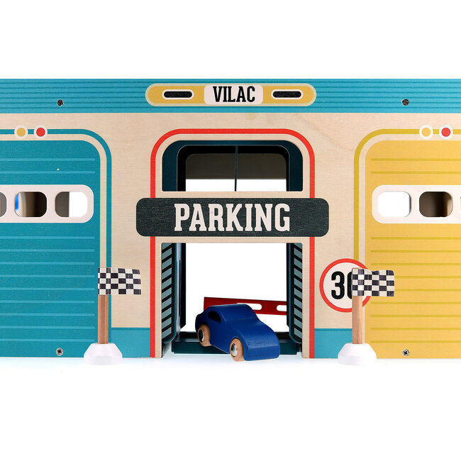 VILAC GARAGE EN BOIS VINTAGE VILACITY
