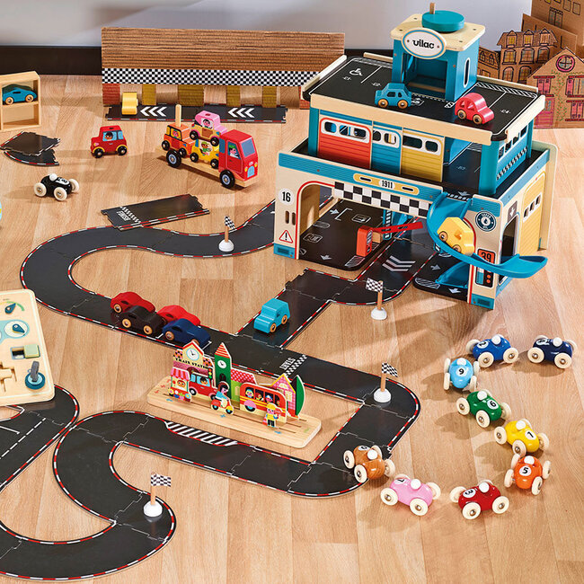 VILAC CIRCUIT RÉVERSIBLE EN CARTON VILACITY