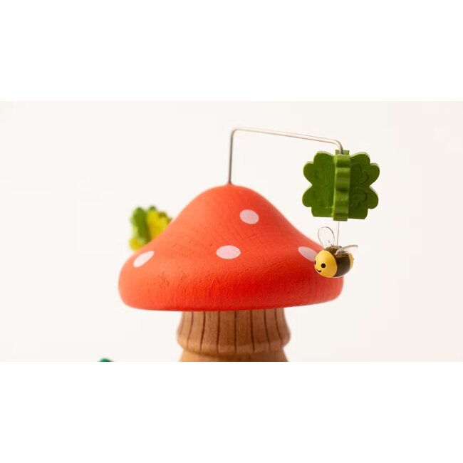 WOODERFUL LIFE BOITE À MUSIQUE ANIMÉE "TRÈFLE À 4 FEUILLES" N°69