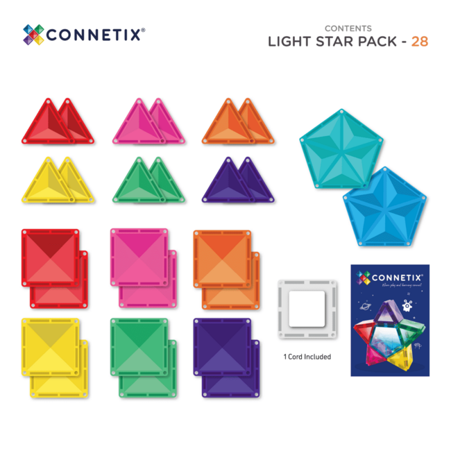 CONNETIX CONNETIX - LIGHT STAR PACK 28PCS