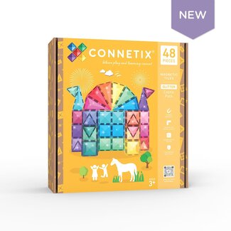 CONNETIX CONNETIX - GLITTER CASTLE PACK 48PCS