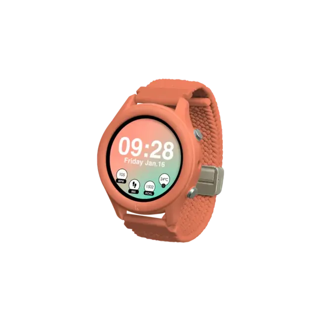 KIDYWOLF MONTRE CONNECTÉE KIDYWATCH POUR ENFANT - CORAIL