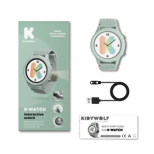 KIDYWOLF MONTRE CONNECTÉE KIDYWATCH POUR ENFANT - VERT