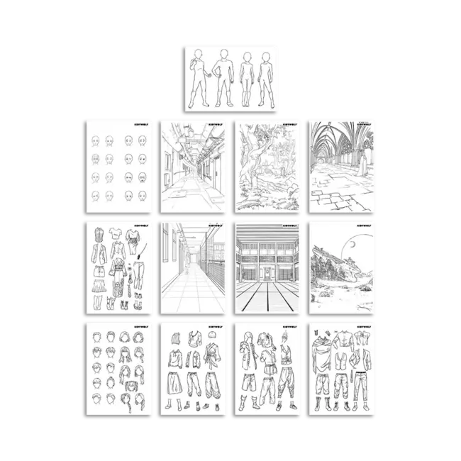 KIDYWOLF TABLETTE LUMINEUSE KIDYDRAW-PRO - MANGA