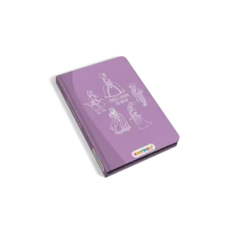 KIDYWOLF TABLETTE À DESSIN LCD KIDYDRAW-MINI - PRINCESSES AUTOUR DU MONDE