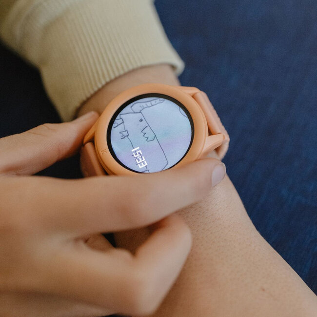 KIDYWOLF MONTRE CONNECTÉE KIDYWATCH POUR ENFANT - CORAIL
