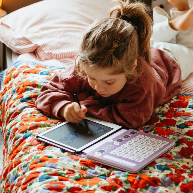 KIDYWOLF TABLETTE À DESSIN LCD KIDYDRAW-MINI - PRINCESSES AUTOUR DU MONDE