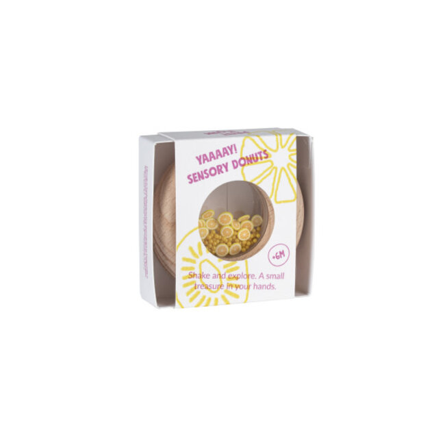 PETIT BOUM ANNEAU DONUT SENSORIEL PETIT BOUM - CITRONS