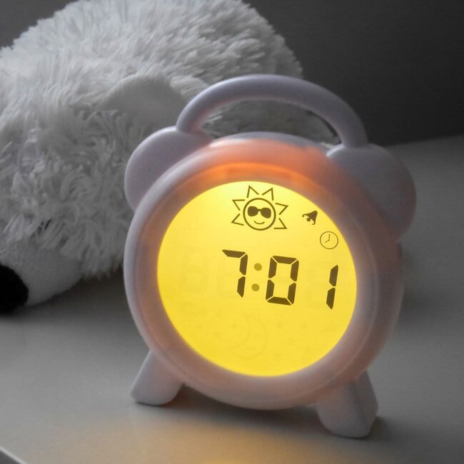 RÉVEIL D'APPRENTISSAGE ALECTO - BLANC RETRO