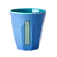 RICE GOBELET ALPHABET RICE - LETTRE I - PLAIN BLUE