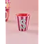 RICE GOBELET ALPHABET RICE - LETTRE S - PINK STRIPES