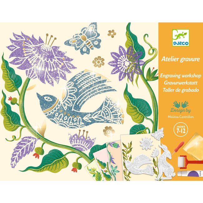 DJECO INITIATION À LA GRAVURE - ATELIER PASSIFLORE 7-12ANS