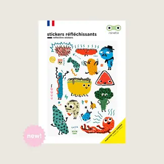 RAINETTE GRANDE PLANCHE STICKERS RÉFLÉCHISSANTS - NUGGETS