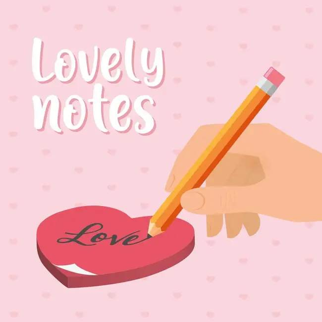 LEGAMI POST-IT COEUR - LOVELY NOTES