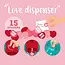 LEGAMI DISTRIBUTEUR DE GOMMES COEUR - LOVE DISPENSER