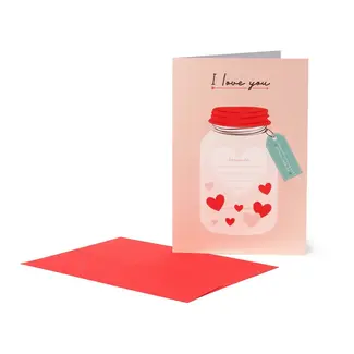 LEGAMI CARTE À GRATTER PERSONALISABLE - I LOVE YOU