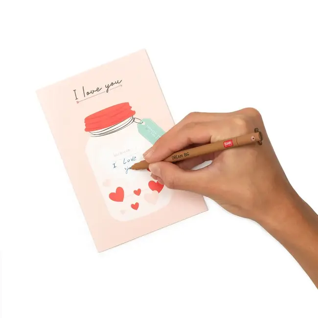 LEGAMI CARTE À GRATTER PERSONALISABLE - I LOVE YOU