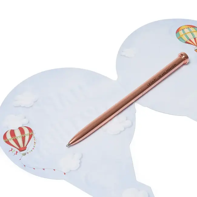 LEGAMI CARTE DOUBLE - ANNIVERSAIRE MONTGOLFIÈRE