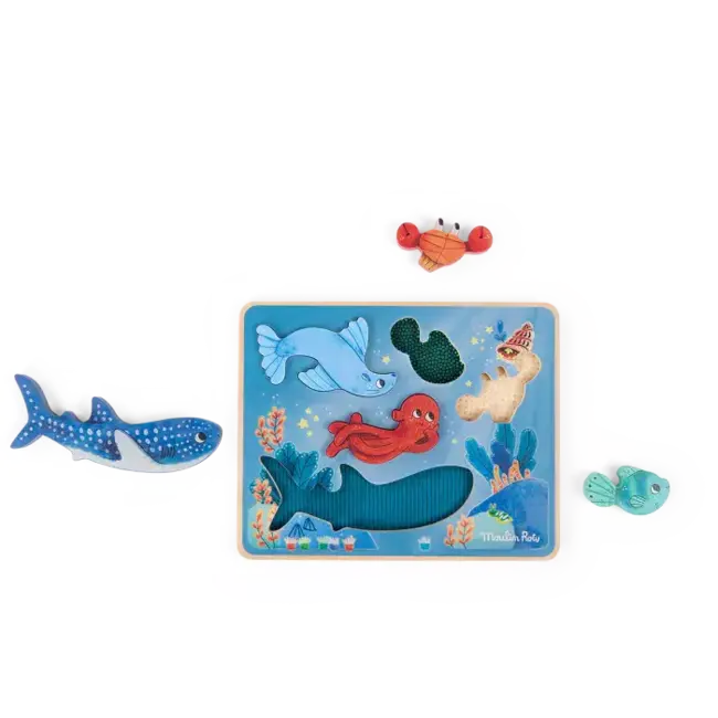 MOULIN ROTY PUZZLE D'ENCASTREMENT SENSORIEL & JEU D'ÉQUILIBRE - LES AVENTURES DE PAULIE