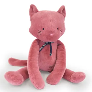 MAILOU PELUCHE CHAT MÉLOÉ 56CM - POUDRE DE ROSE