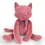MAILOU PELUCHE CHAT MÉLOÉ 56CM - POUDRE DE ROSE